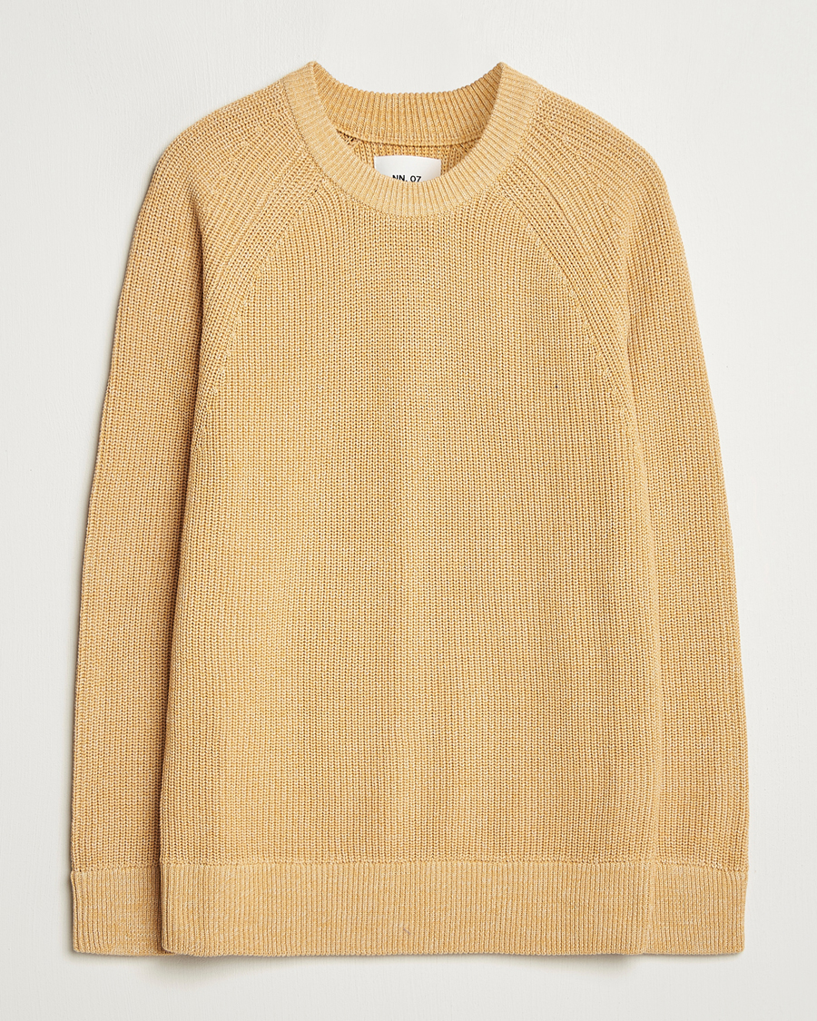 Herren | Pullover | NN07 | Jacobo Cotton Knitted Sweater Honey