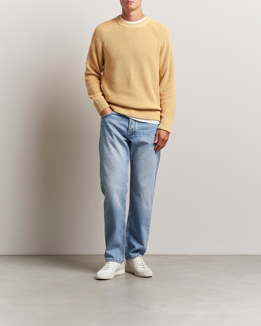 Herren | Pullover | NN07 | Jacobo Cotton Knitted Sweater Honey