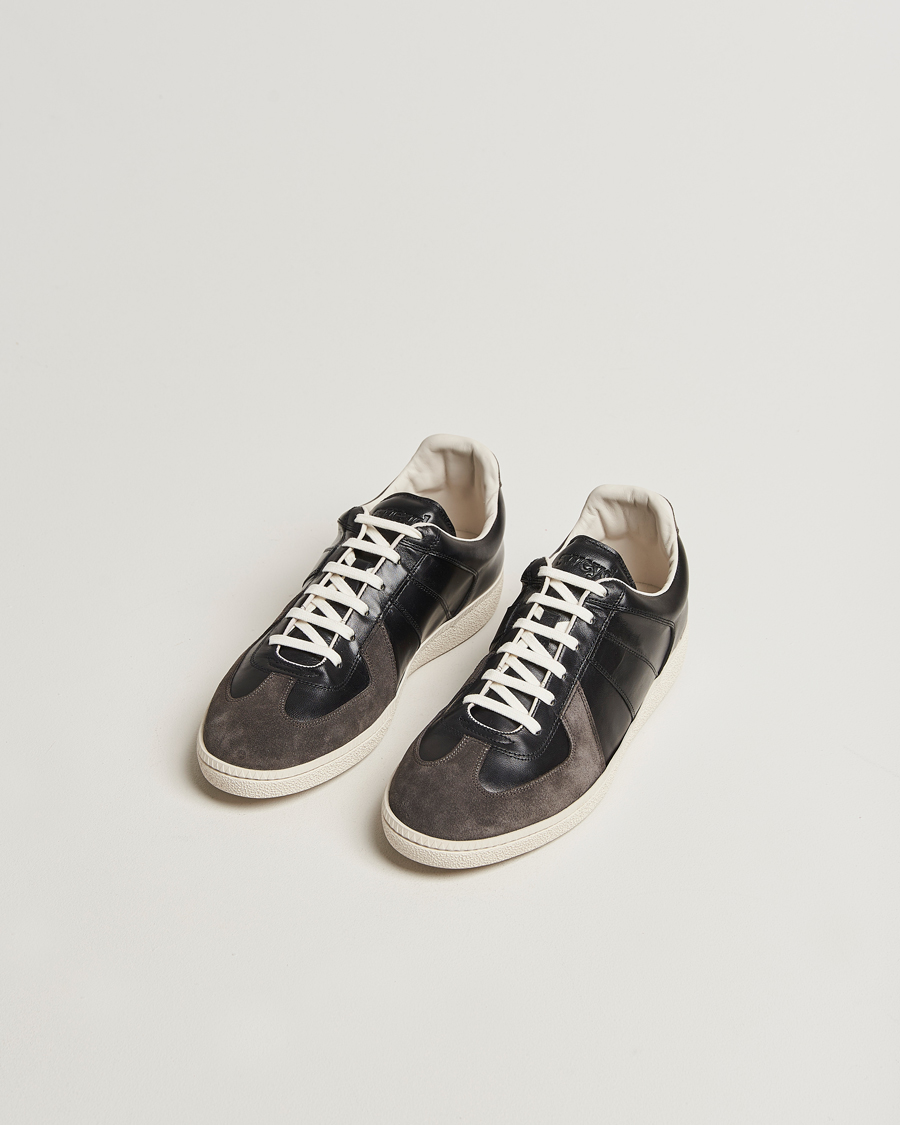 Herren | Sneaker | Sweyd | Nappa/Suede Army Trainer Faded Black