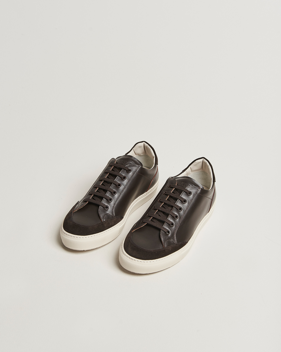 Herren | Sneaker | Sweyd | Center Leather/Suede Sneakers Dark Brown