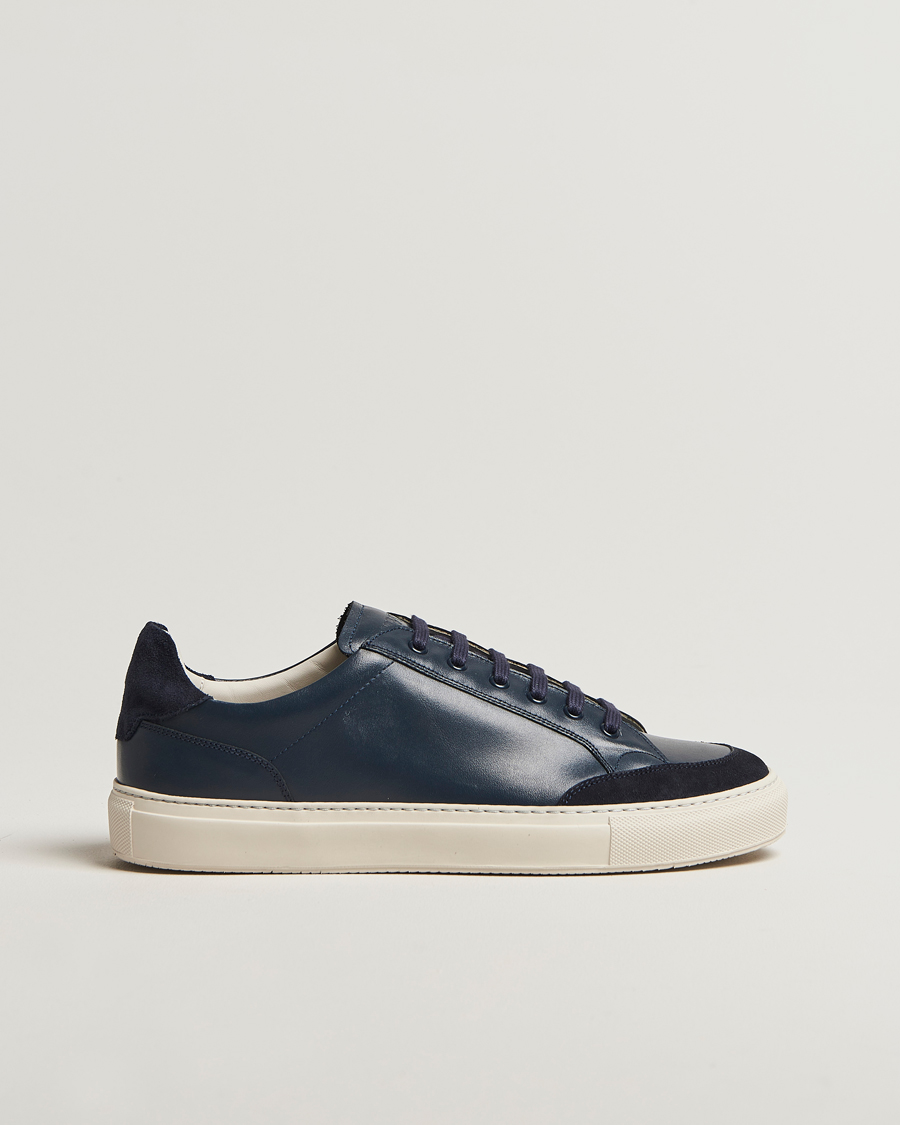 Herren | Sneaker | Sweyd | Center Leather/Suede Sneakers Navy