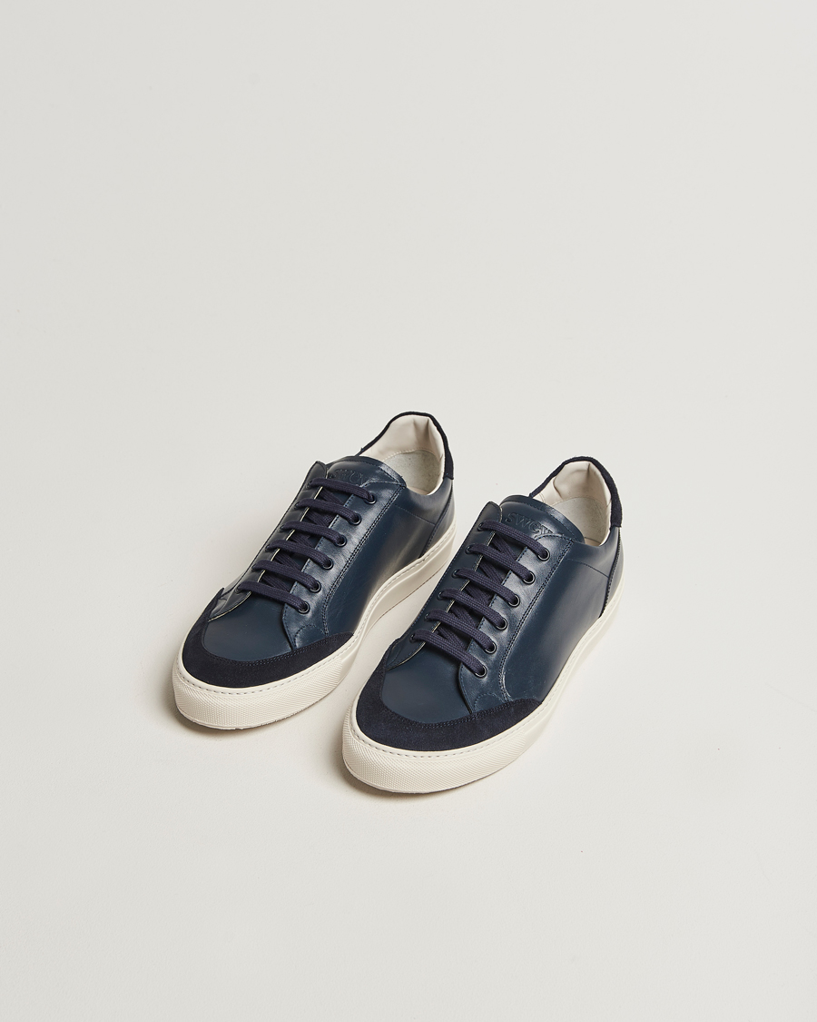Herren | Sneaker | Sweyd | Center Leather/Suede Sneakers Navy