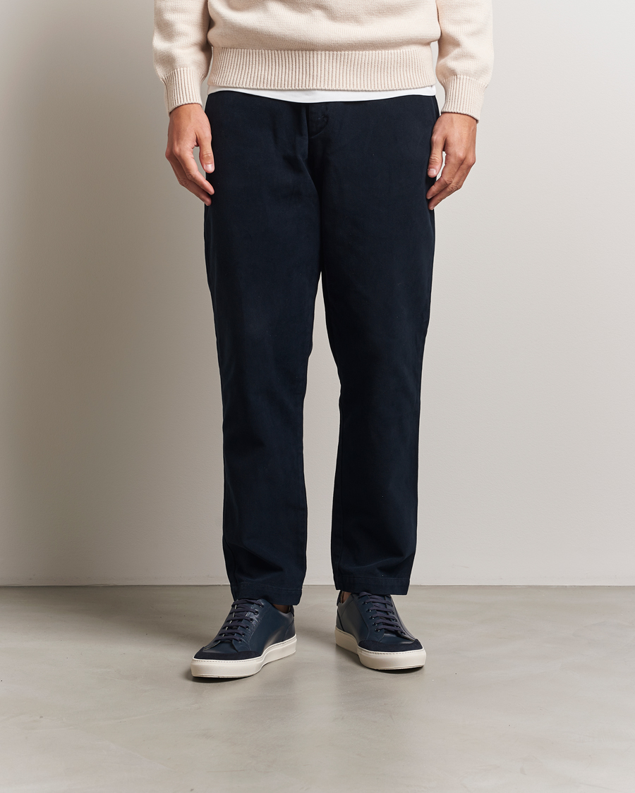 Herren | Sneaker | Sweyd | Center Leather/Suede Sneakers Navy