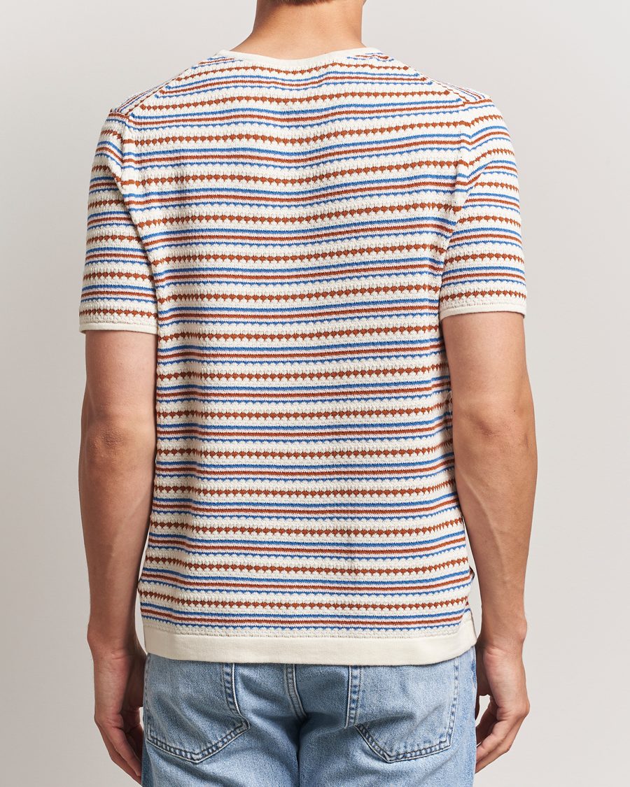 Herren | T-Shirts | NN07 | Bari Knitted Striped T-Shirt Multi