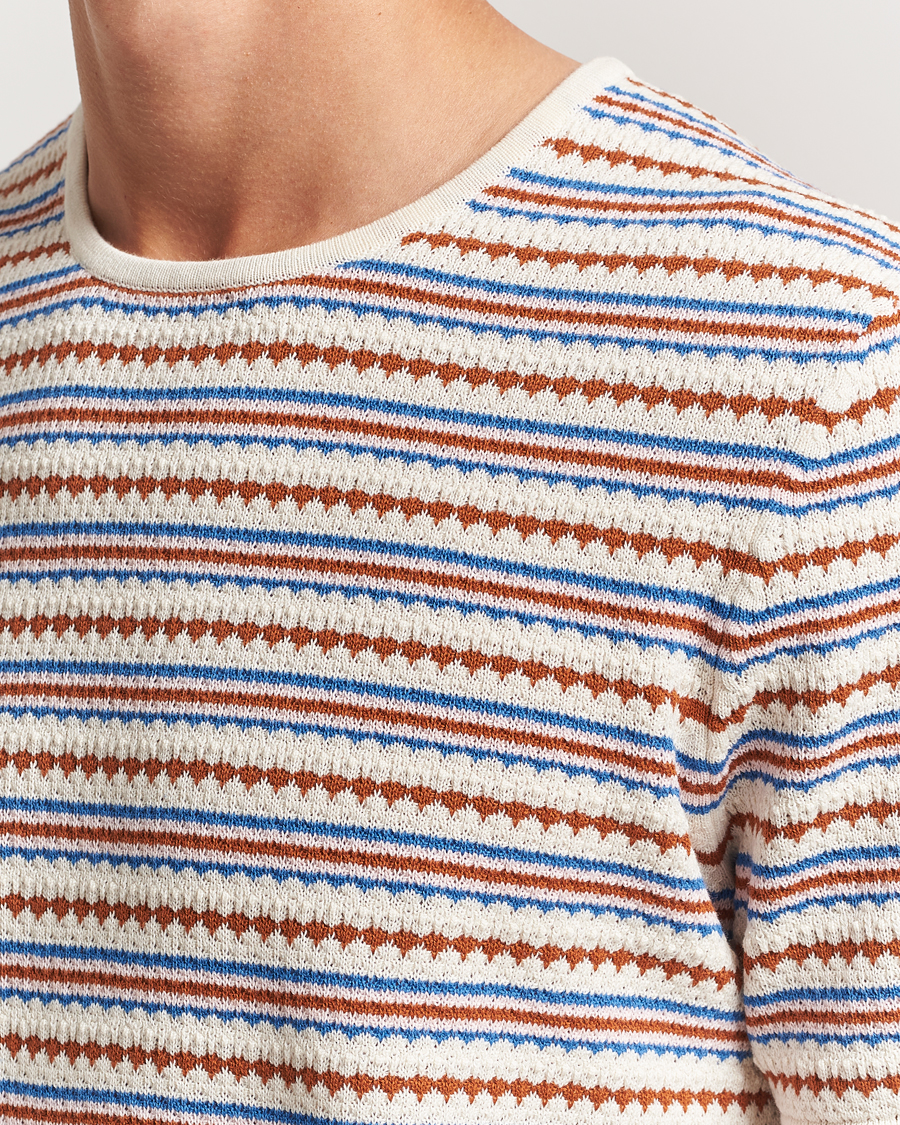Herren | T-Shirts | NN07 | Bari Knitted Striped T-Shirt Multi