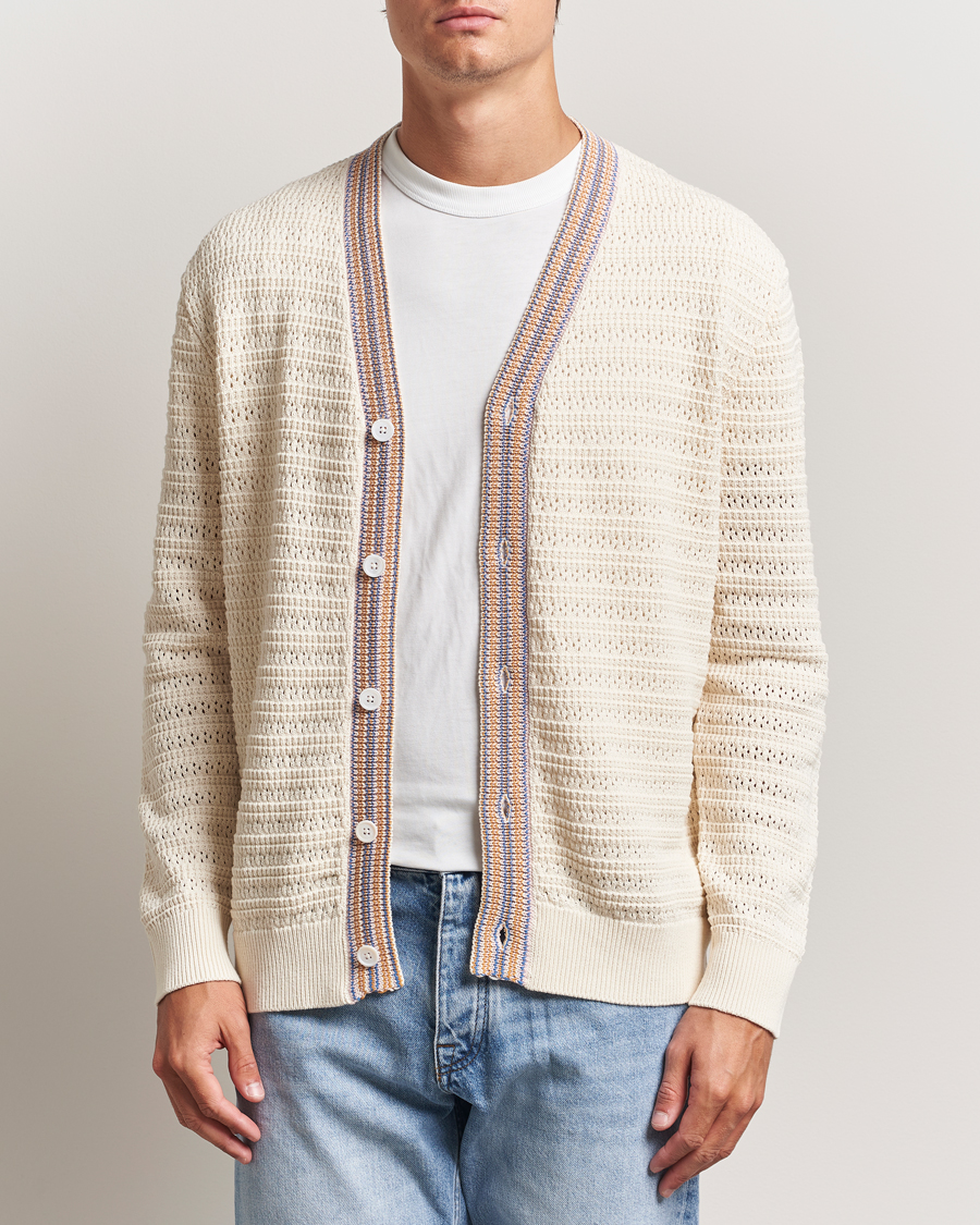 Herren | Pullover | NN07 | Josh Knitted Cardigan Ivory