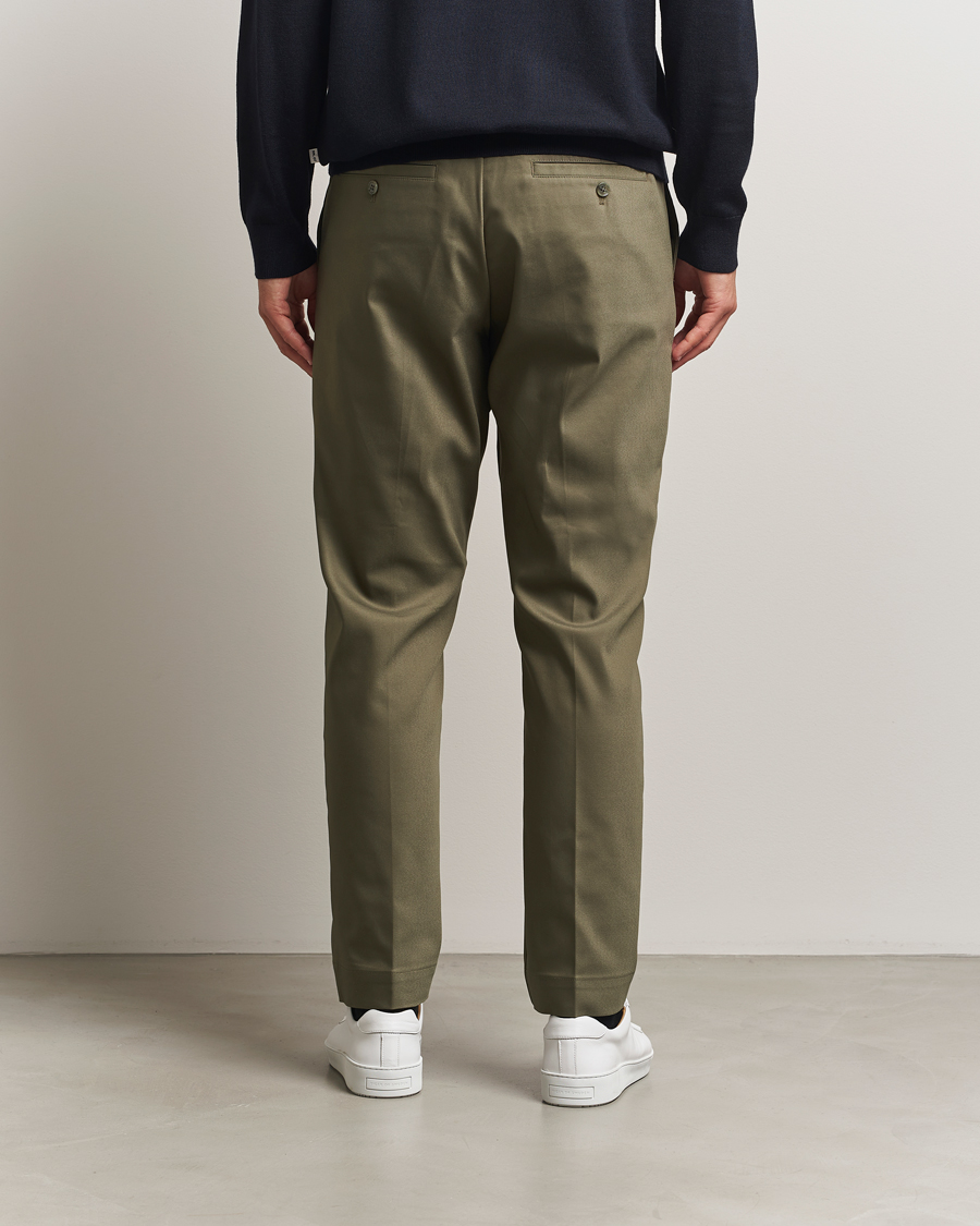 Herren | Hosen | NN07 | Baker Cotton Drawstring Trousers Capers Green