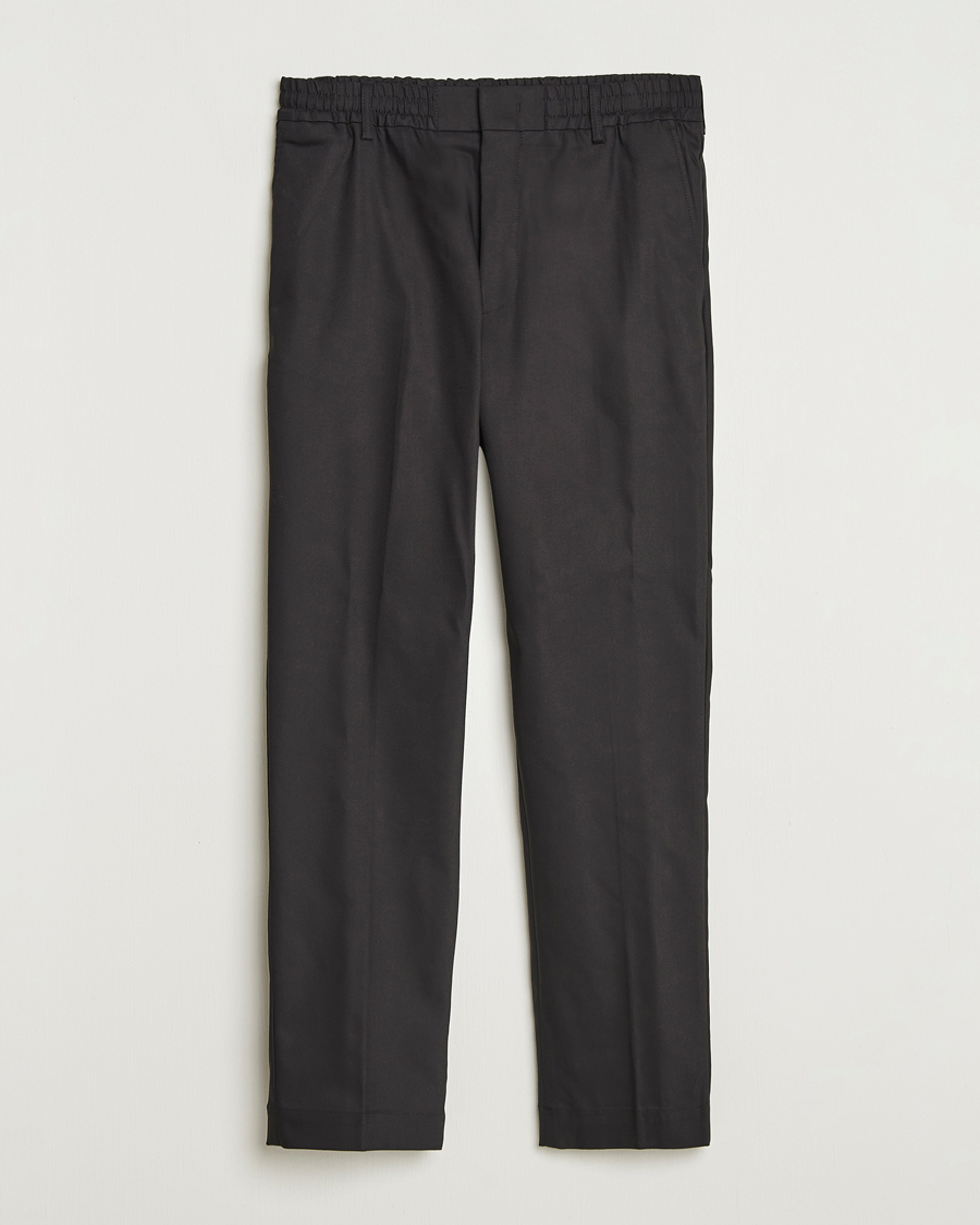 Herren | Hosen | NN07 | Baker Cotton Drawstring Trousers Black