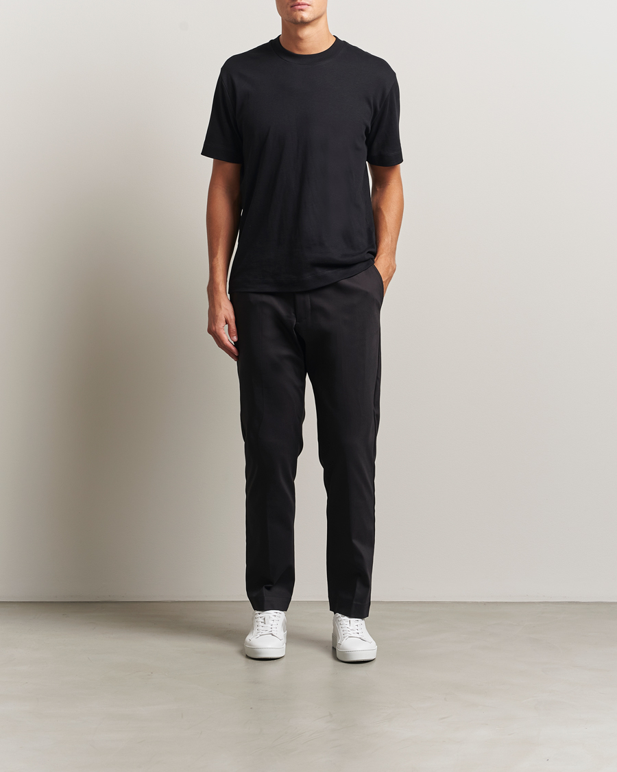 Herren | Hosen | NN07 | Baker Cotton Drawstring Trousers Black