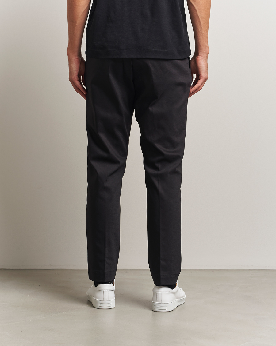 Herren | Hosen | NN07 | Baker Cotton Drawstring Trousers Black