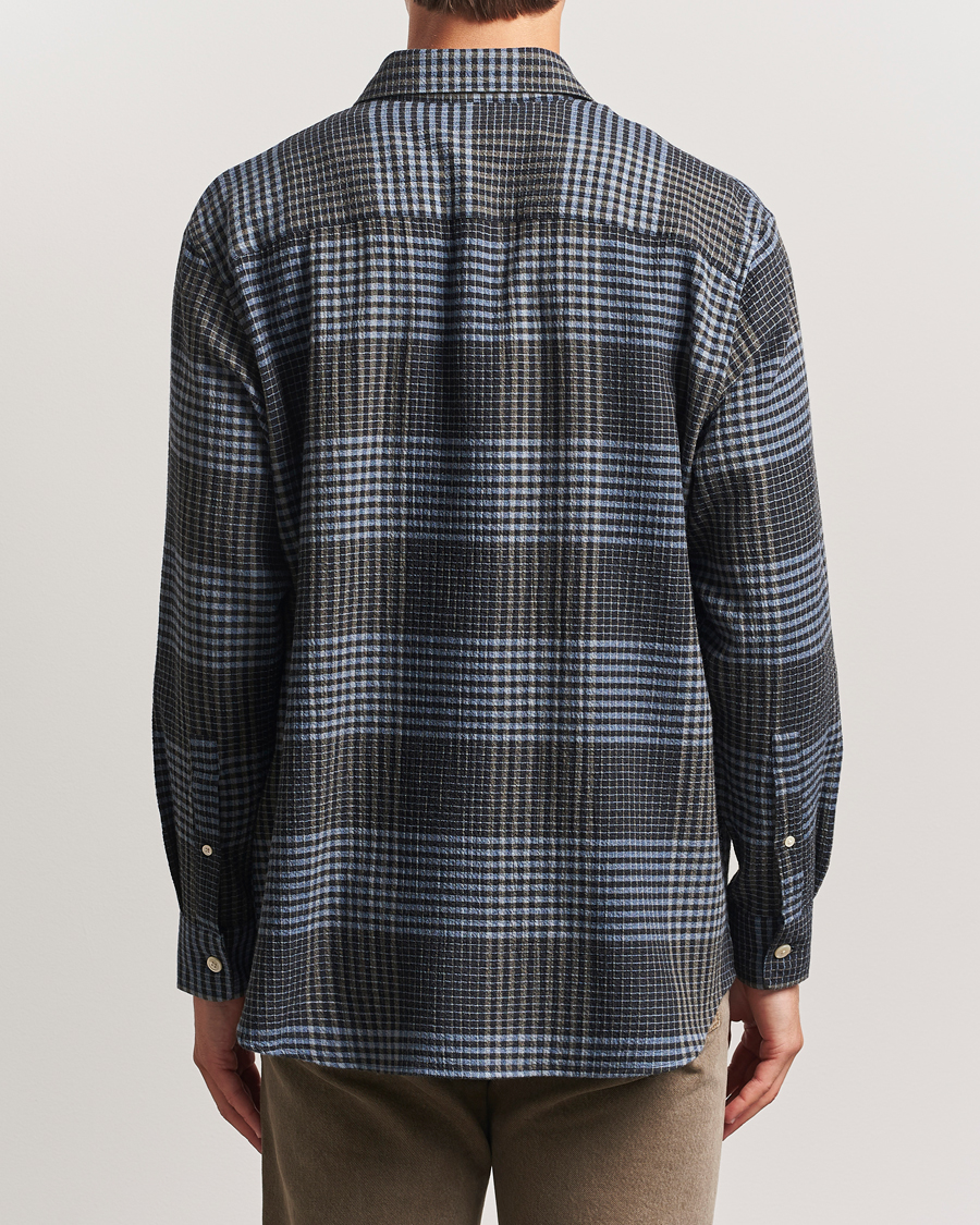 Herren | Hemden | Sunflower | Studio Flannel Shirt Blue Check