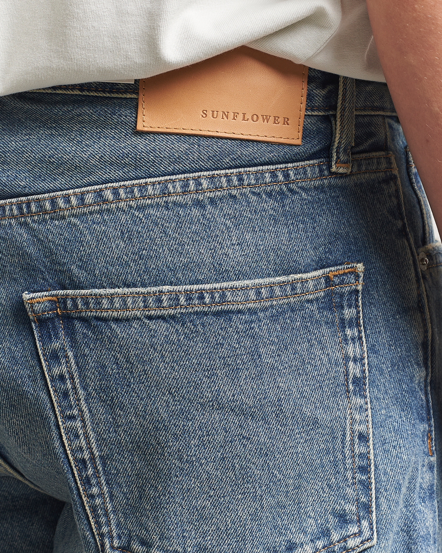 Herren | Jeans | Sunflower | Loose Jeans Dark Blue Vintage