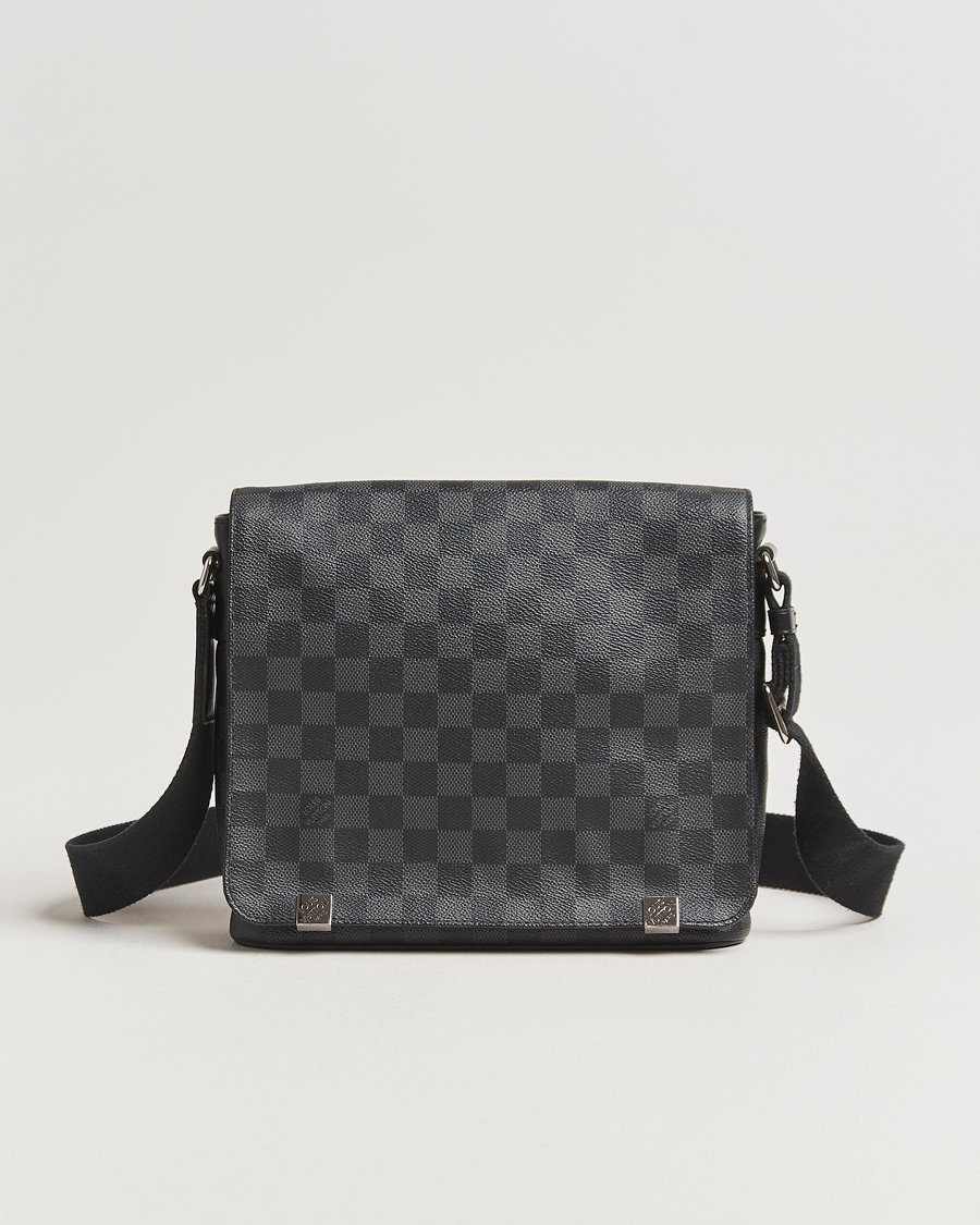 Herren | Pre-Owned & Vintage Bags | Louis Vuitton Pre-Owned | District PM Messenger Bag Damier Graphite