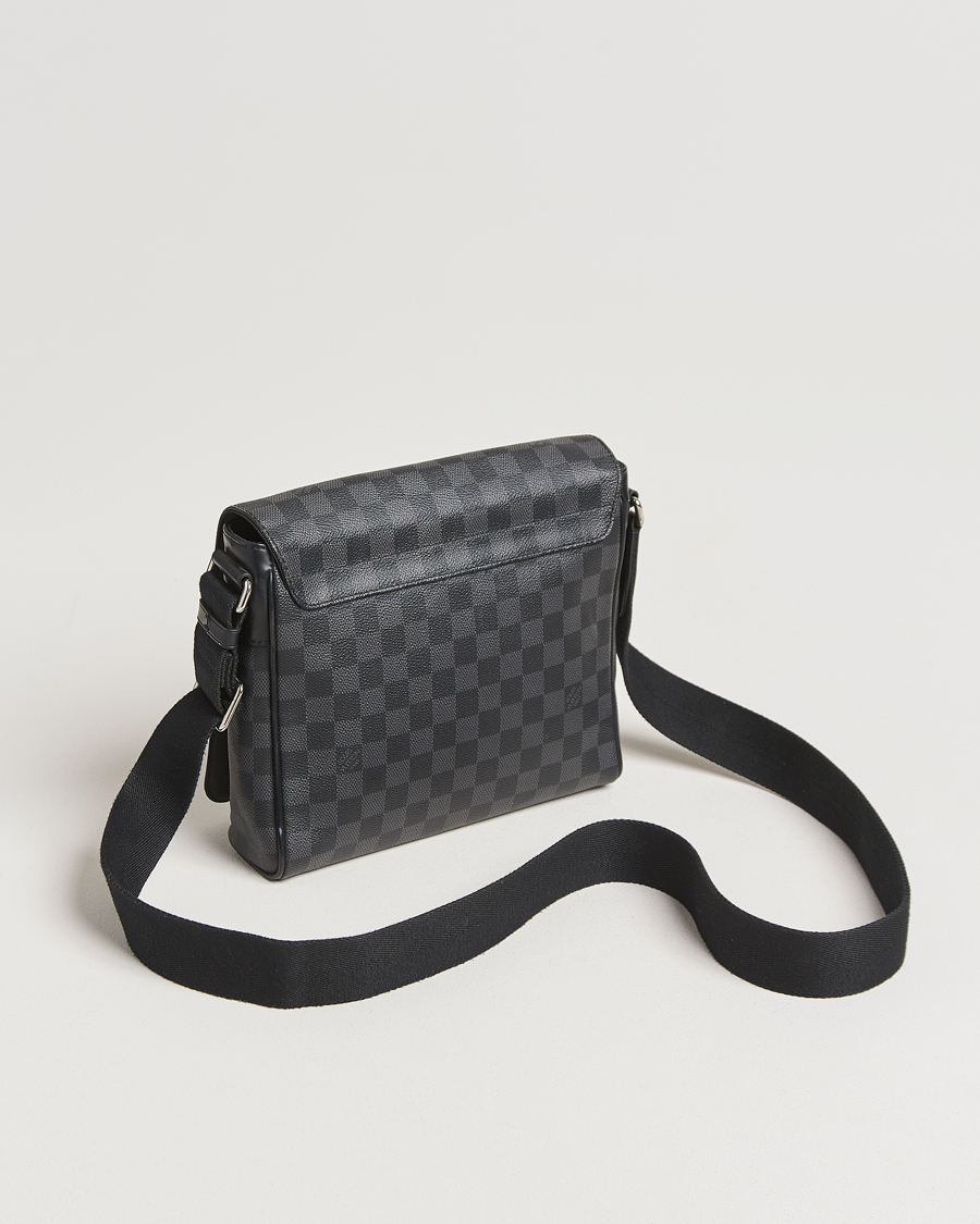 Herren | Pre-Owned & Vintage Bags | Louis Vuitton Pre-Owned | District PM Messenger Bag Damier Graphite