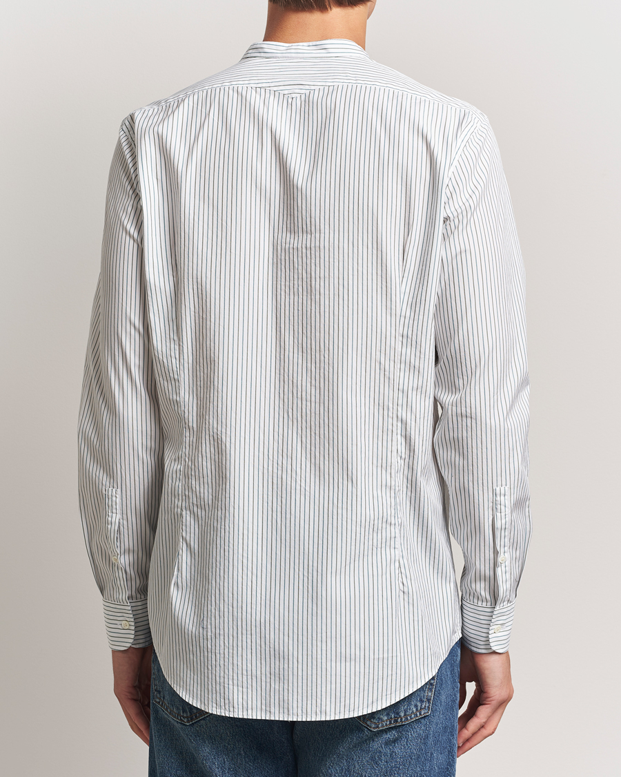 Herren | Hemden | Massimo Alba | Noto Guru Collar Shirt White/Green