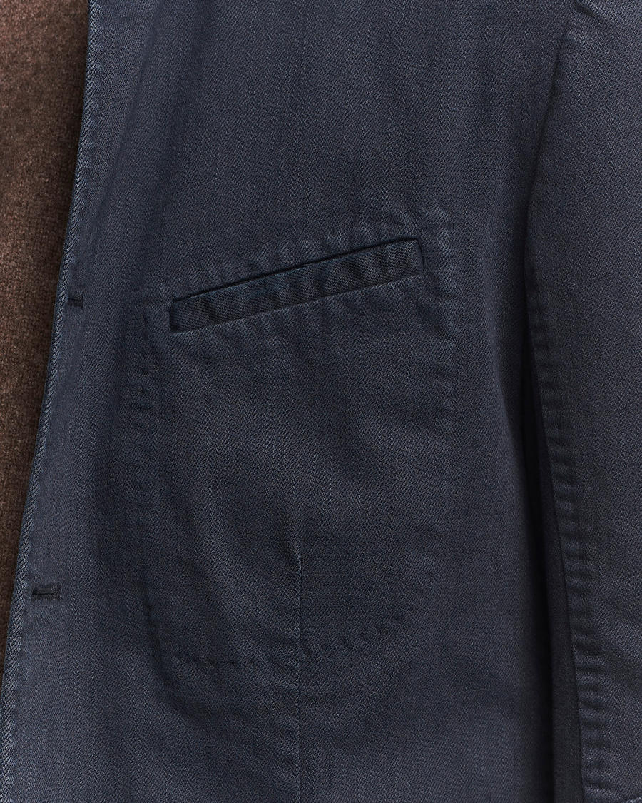 Herren | Sakkos | Massimo Alba | Gstaad Bull Cotton Jacket Navy