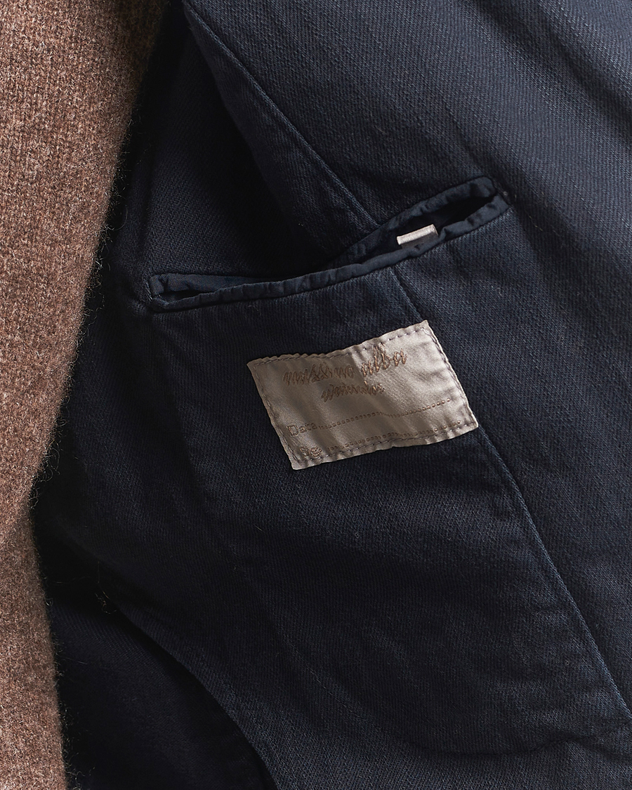 Herren | Sakkos | Massimo Alba | Gstaad Bull Cotton Jacket Navy