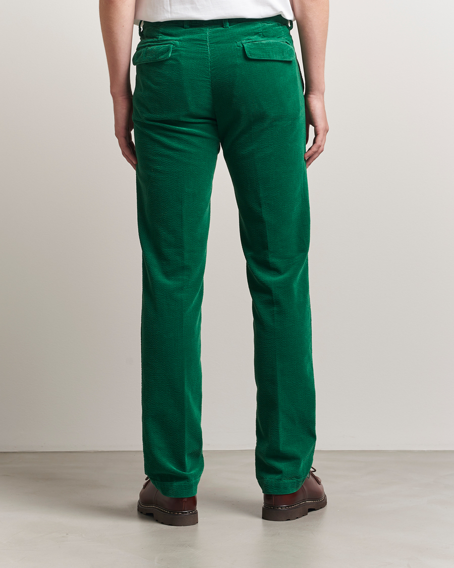 Herren | Hosen | Massimo Alba | Ionio Pleated Corduroy Pants Green