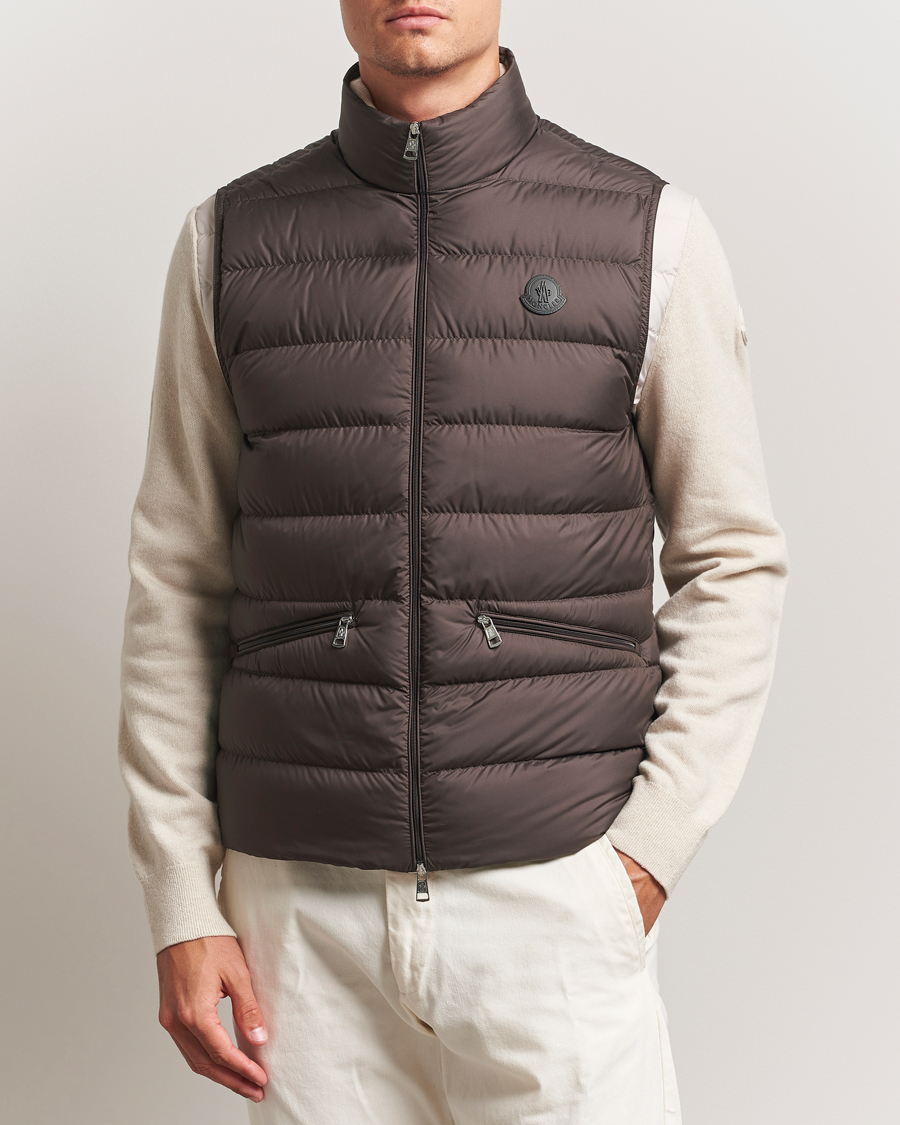 Herren | Westen | Moncler | Treompan Down Vest Brown