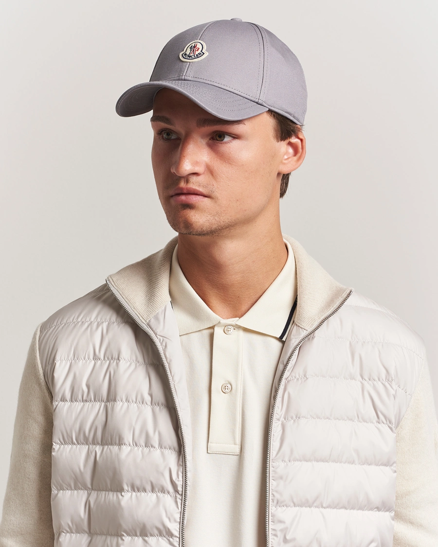 Herren | Hüte & Mützen | Moncler | Logo Baseball Cap Grey