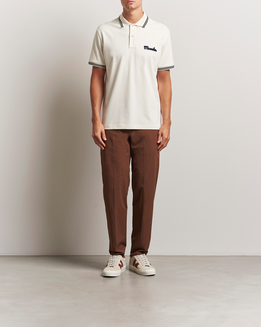 Herren | Poloshirts | Moncler | Vintage Logo Polo Off White
