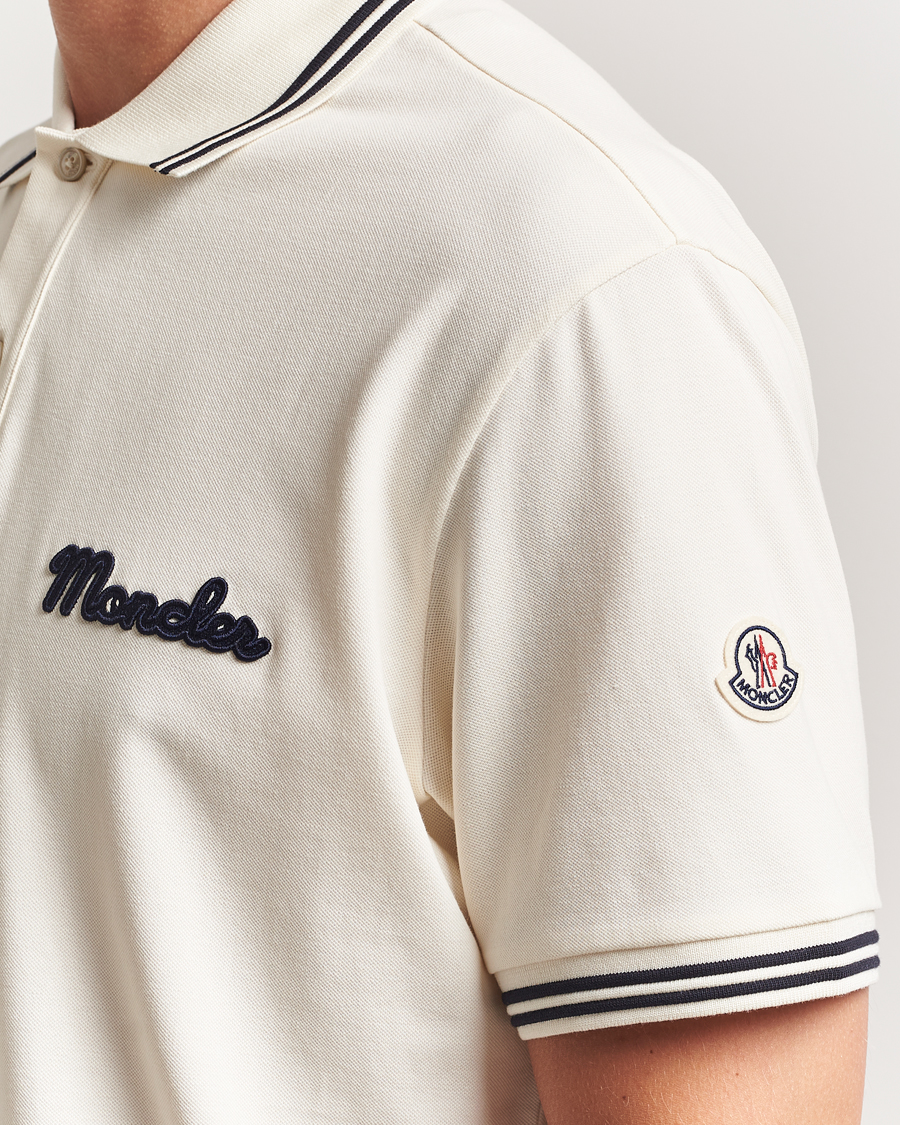 Herren | Poloshirts | Moncler | Vintage Logo Polo Off White