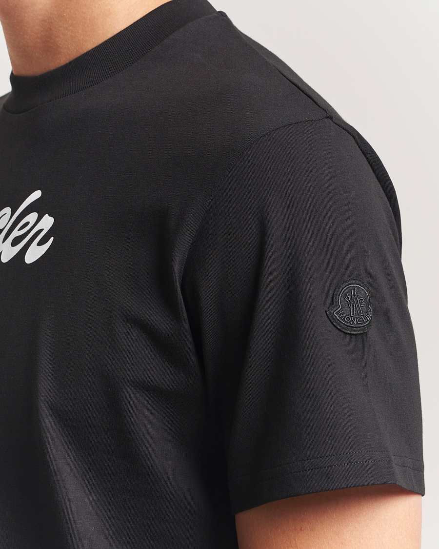 Herren | T-Shirts | Moncler | Printed T-Shirt Black