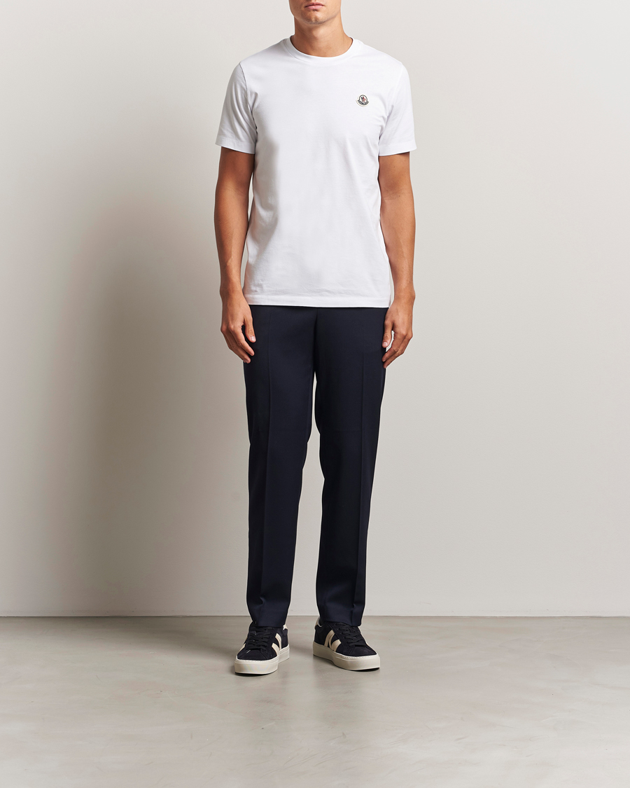 Herren | T-Shirts | Moncler | 3-Pack Logo T-Shirt White