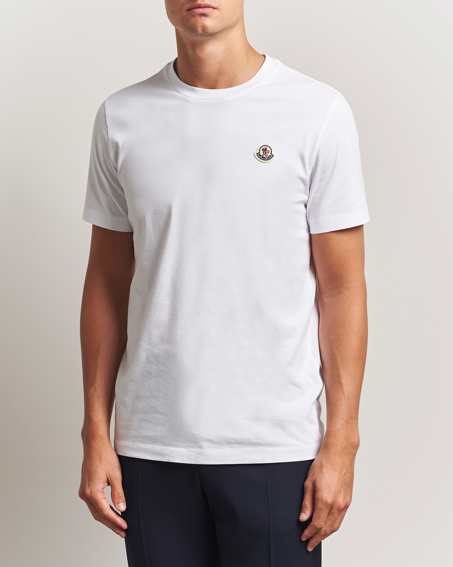 Herren | T-Shirts | Moncler | 3-Pack Logo T-Shirt White