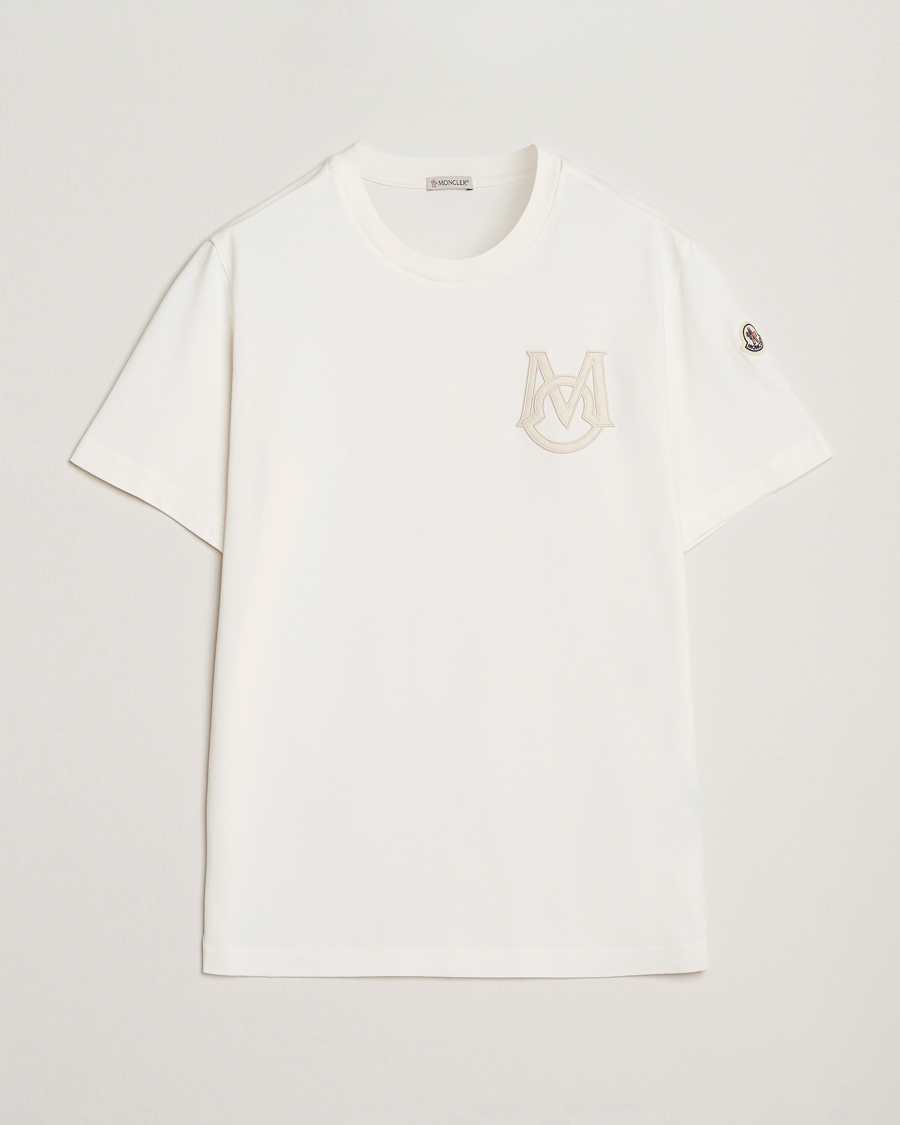 Herren | T-Shirts | Moncler | Embossed Logo T-Shirt Off White