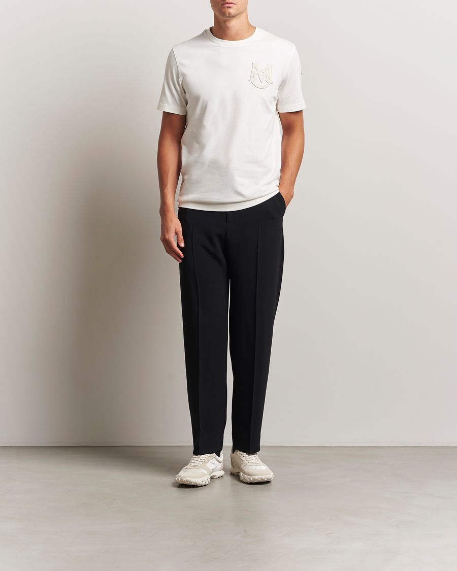 Herren | T-Shirts | Moncler | Embossed Logo T-Shirt Off White