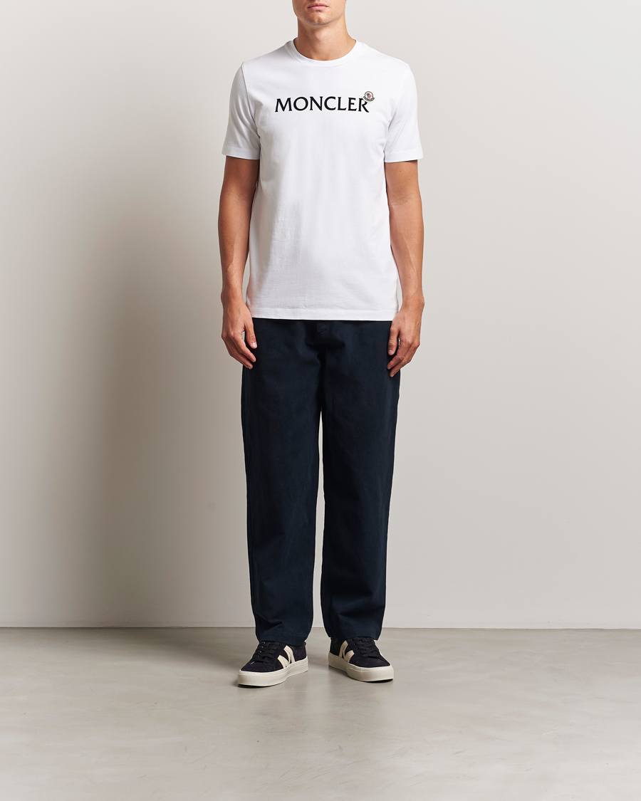 Herren | T-Shirts | Moncler | Lettering Logo T-Shirt White