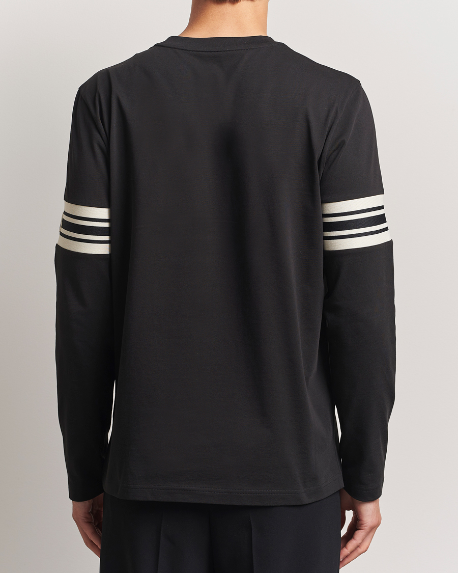 Herren | T-Shirts | Moncler | Archive Logo Long Sleeve T-Shirt Black