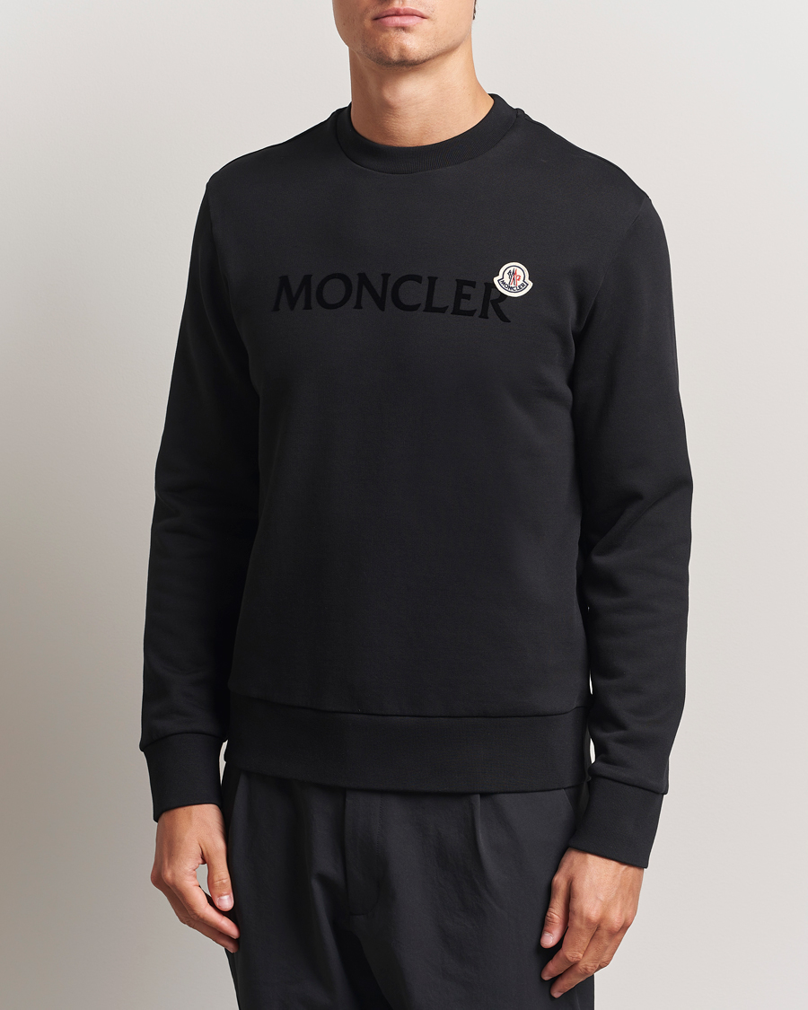 Herren | Pullover | Moncler | Lettering Logo Sweatshirt Black