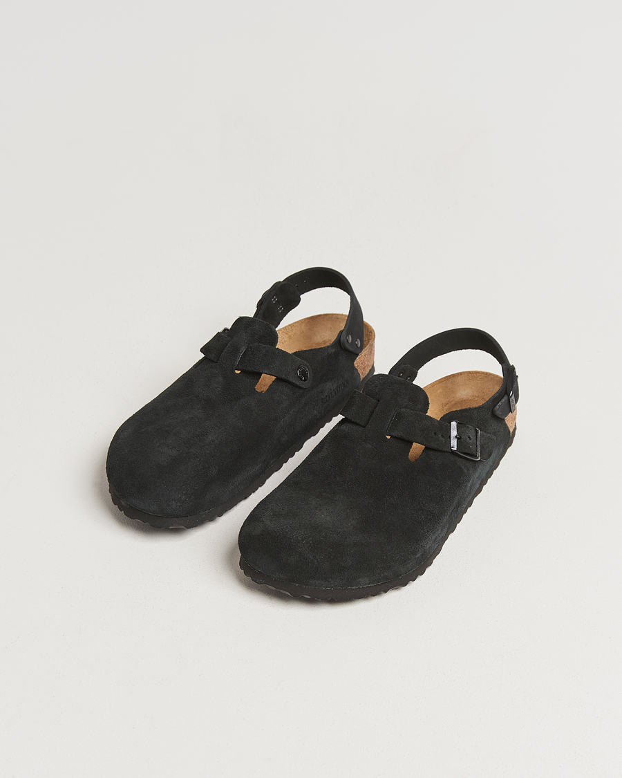 Herren | Sandalen & Pantoletten | BIRKENSTOCK | Tokio Classic Footbed Black Suede