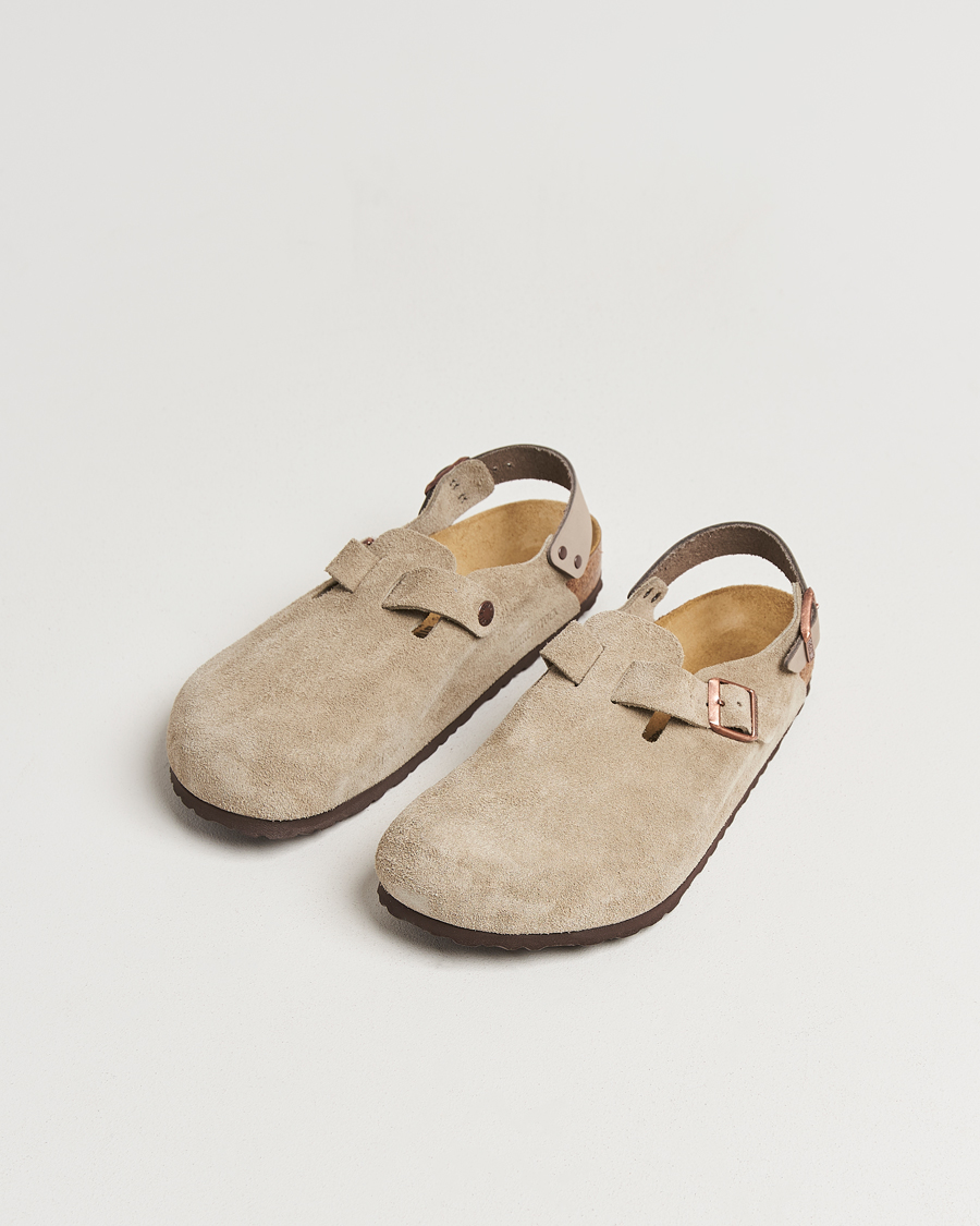 Herren | Sandalen & Pantoletten | BIRKENSTOCK | Tokio Classic Footbed Taupe Suede