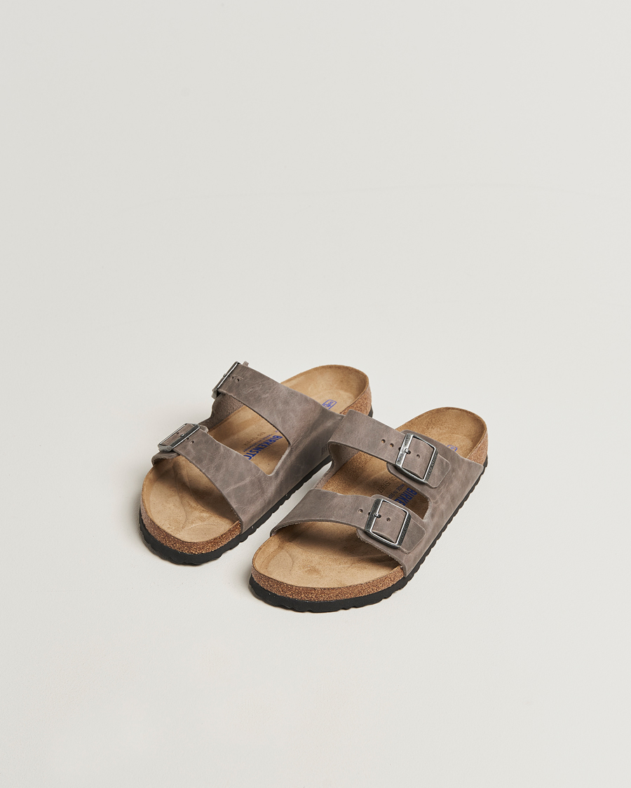Herren | Sandalen & Pantoletten | BIRKENSTOCK | Arizona Soft Footbed Iron Oiled Leather