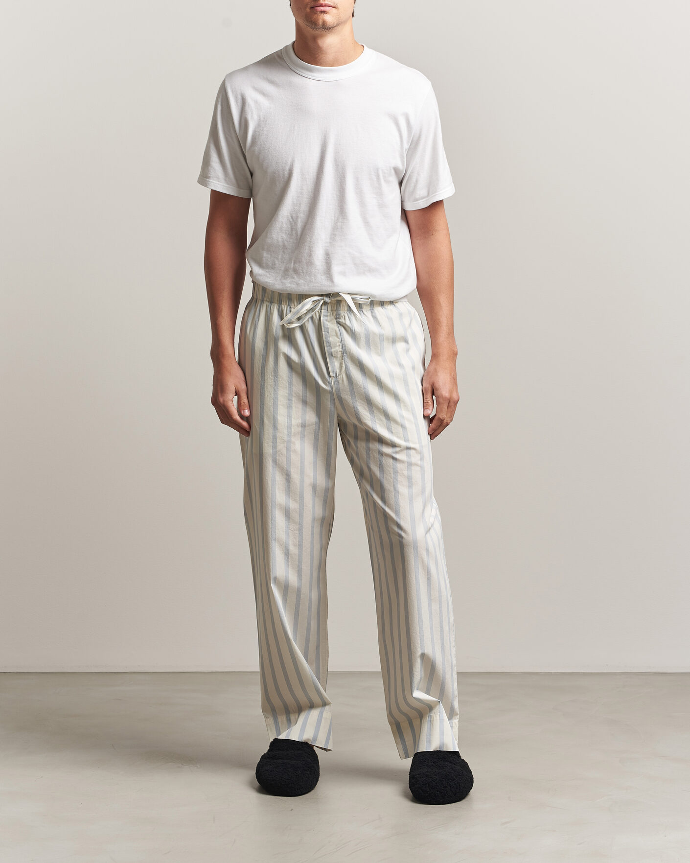 Herren | Schlafanzüge & Bademäntel | Tekla | Poplin Pyjama Pants Needle Stripes