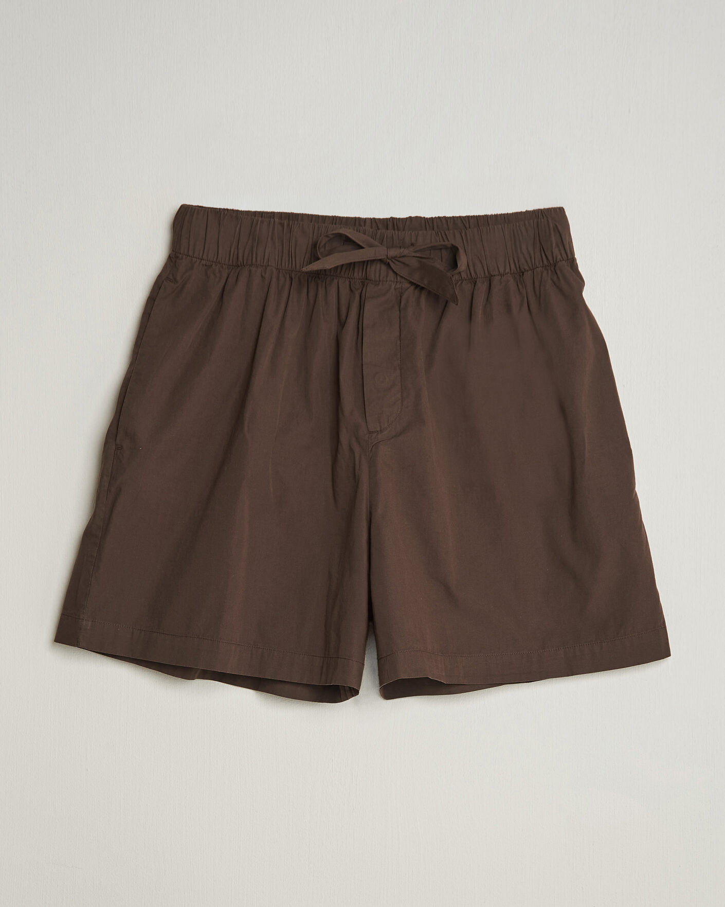 Herren | Schlafanzüge & Bademäntel | Tekla | Poplin Pyjama Shorts Coffee