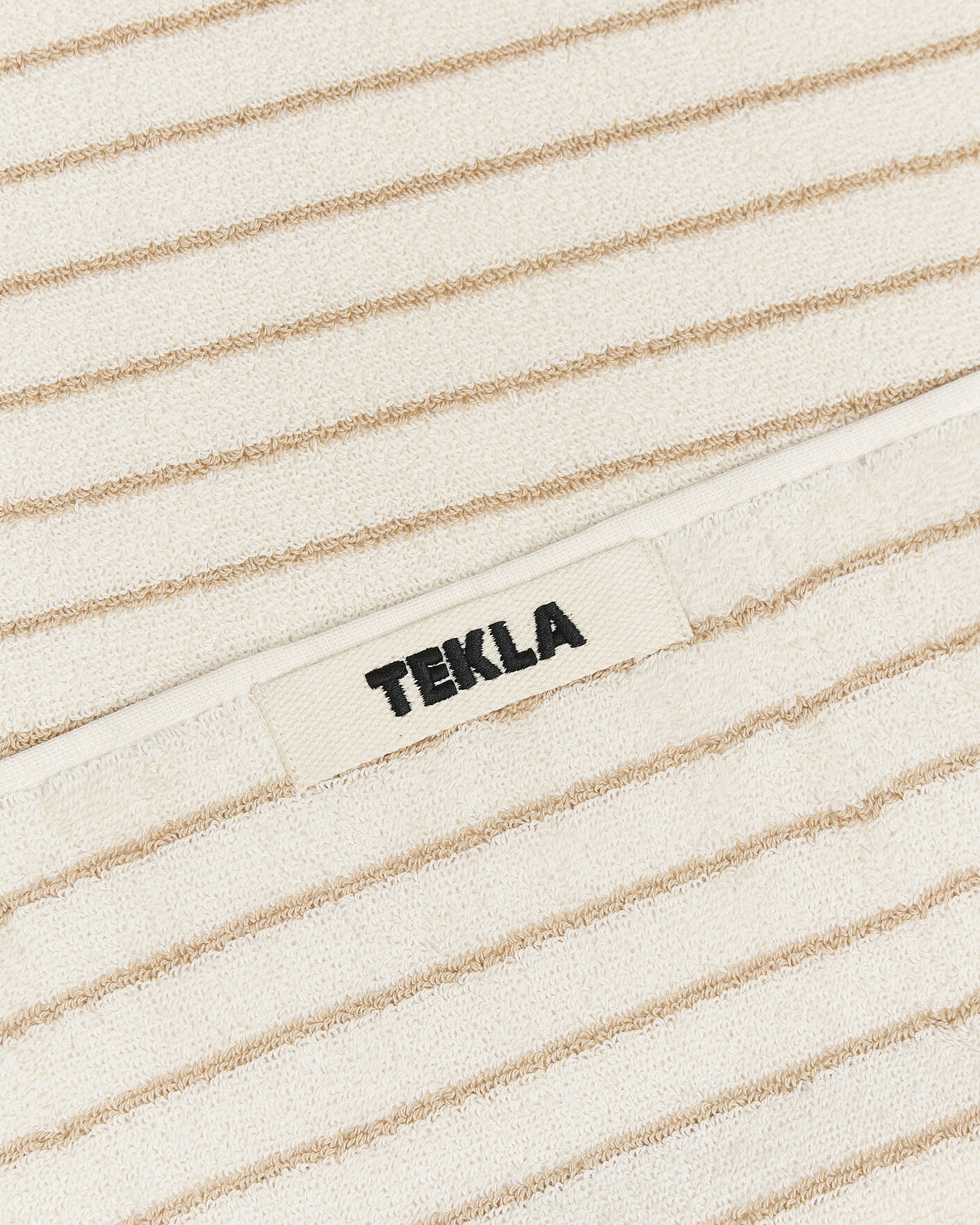 Herren | Textilien | Tekla | Organic Terry Hand Towel Sienna Stripes