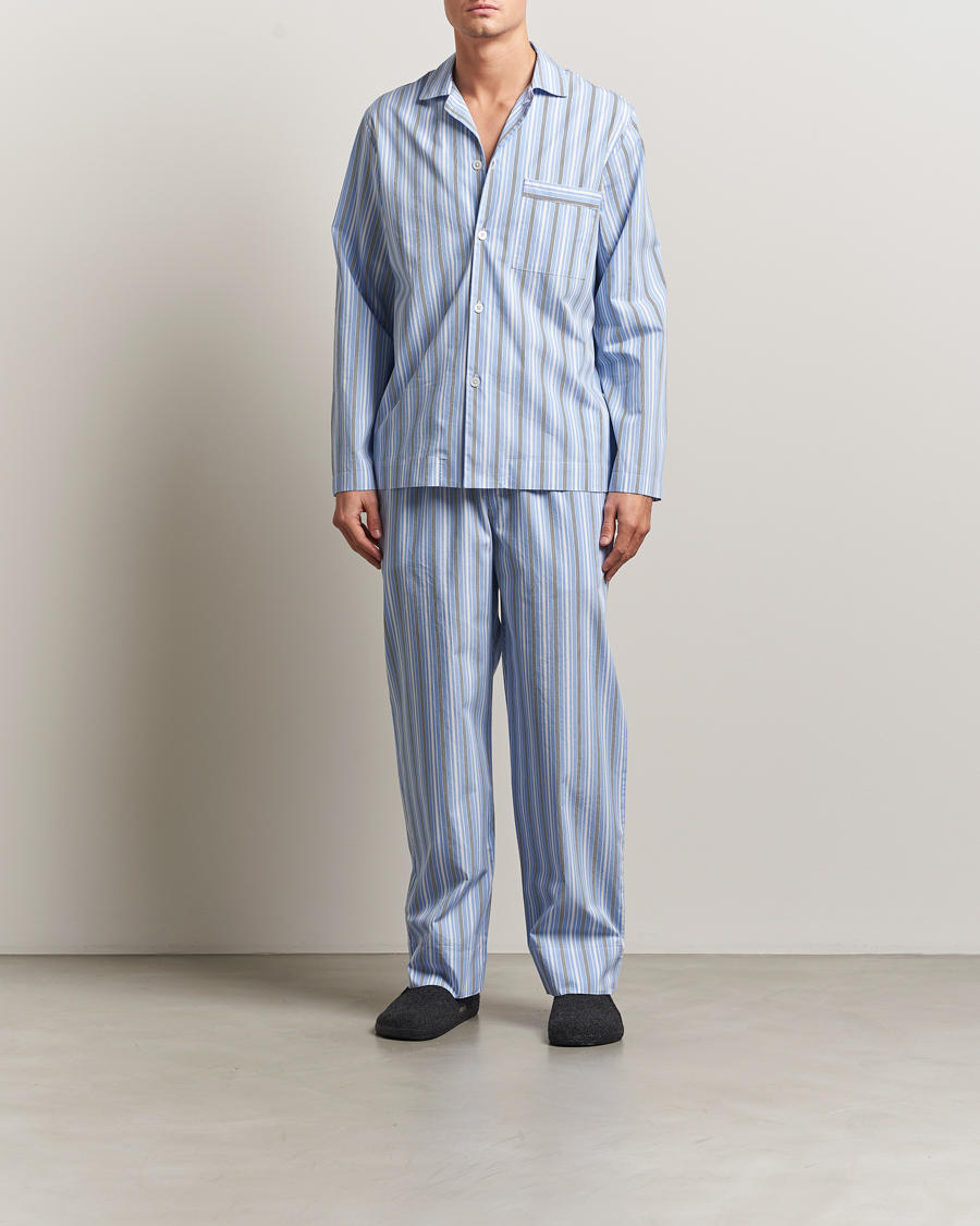 Herren | Schlafanzüge & Bademäntel | Tekla | Poplin Pyjama Pants Stave Stripes