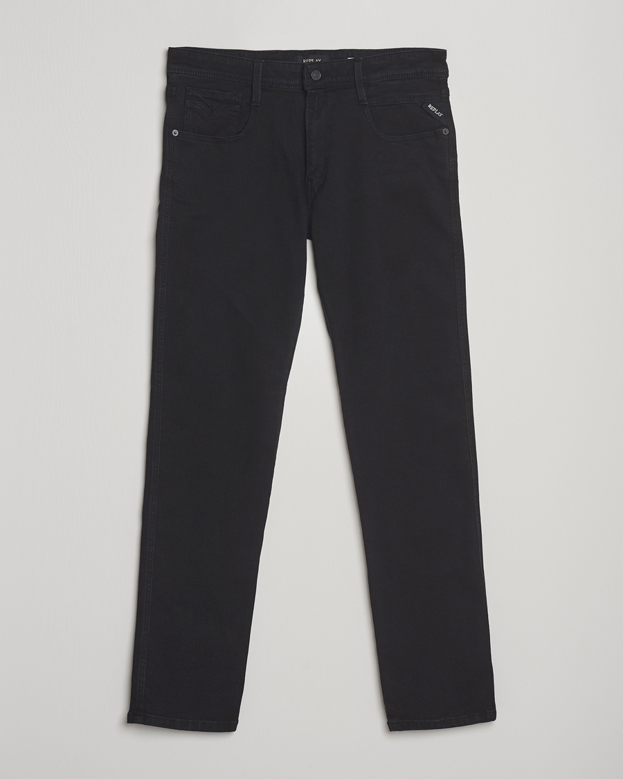 Herren | Jeans | Replay | Anbass Powerstretch Jeans Black
