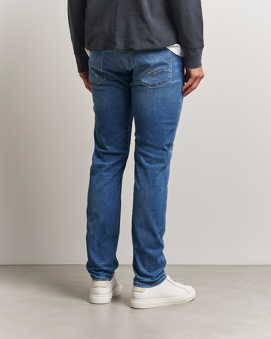 Herren | Jeans | Replay | Anbass Distressed Super Stretch Bio Jeans Medium Blue