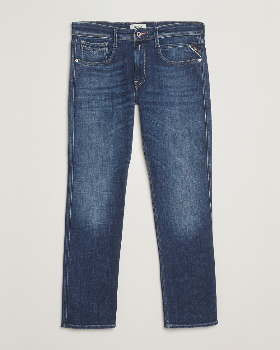 Herren | Jeans | Replay | Anbass 5 Years Wash Jeans Dark Blue