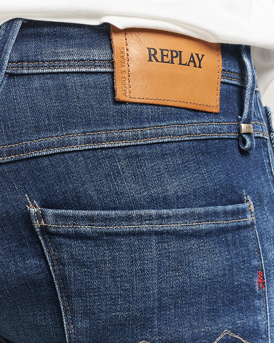 Herren | Jeans | Replay | Anbass 5 Years Wash Jeans Dark Blue