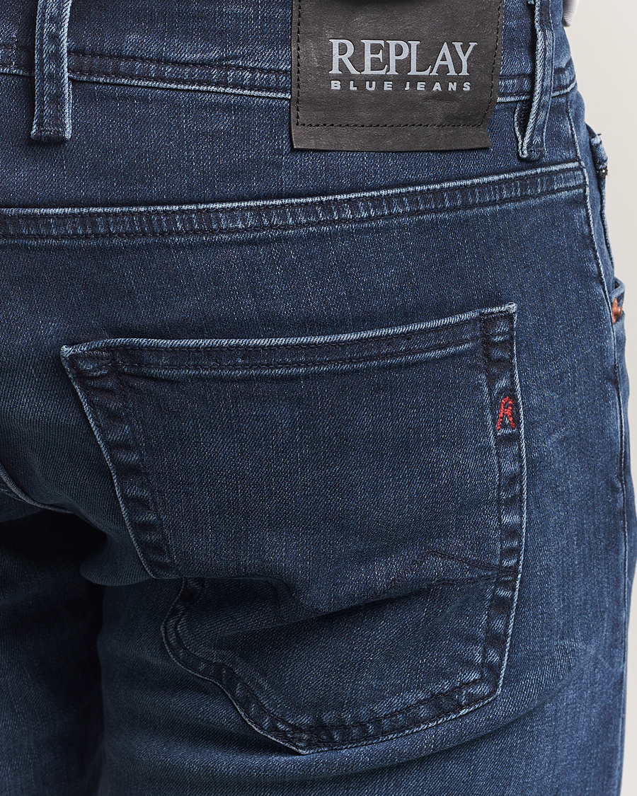 Herren | Jeans | Replay | Grover Super Stretch Bio Jeans Blue Black