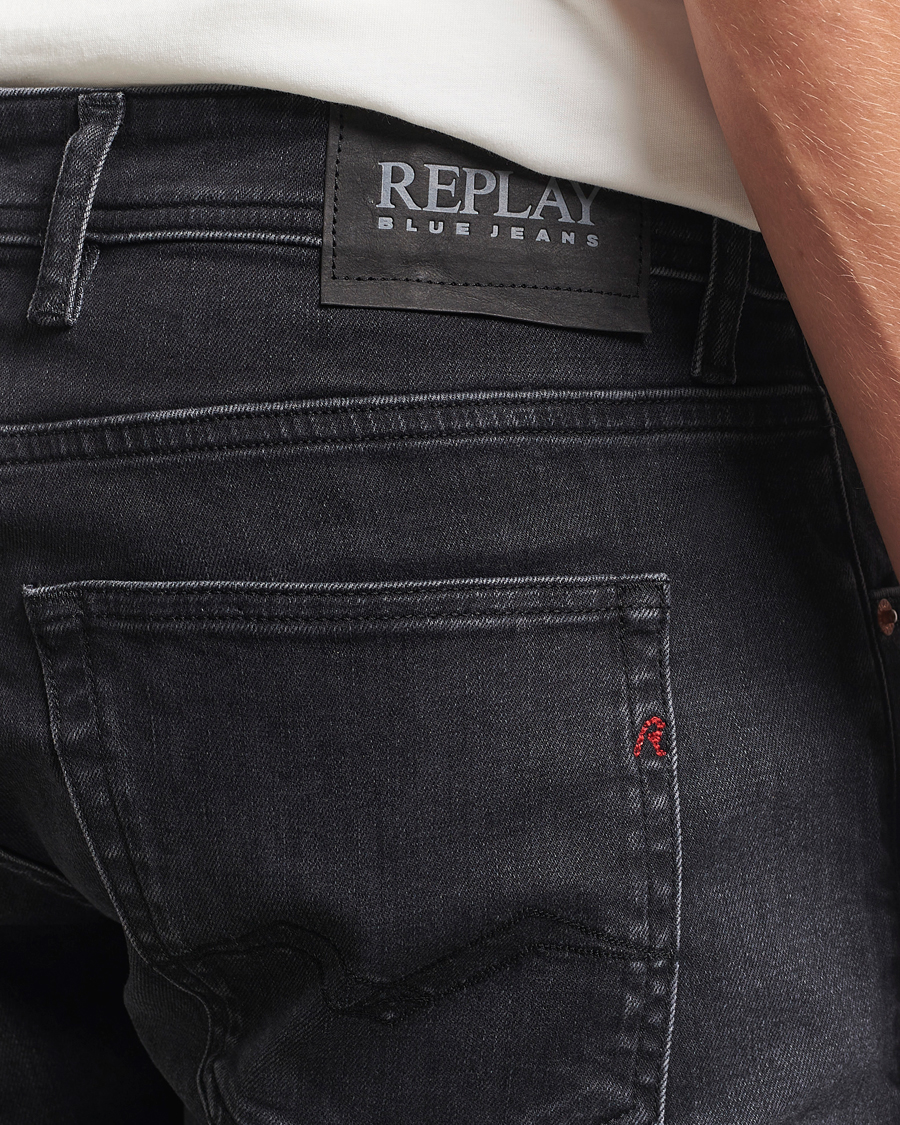 Herren | Jeans | Replay | Grover Super Stretch Bio Jeans Black