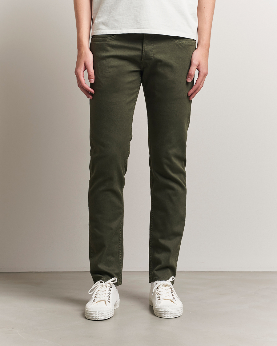 Herren | Hosen | Replay | Grover Bullstretch 5-Pocket Pants Dark Green