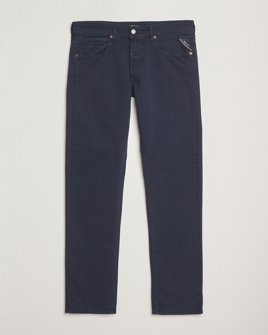 Herren | Hosen | Replay | Grover Bullstretch 5-Pocket Pants Navy