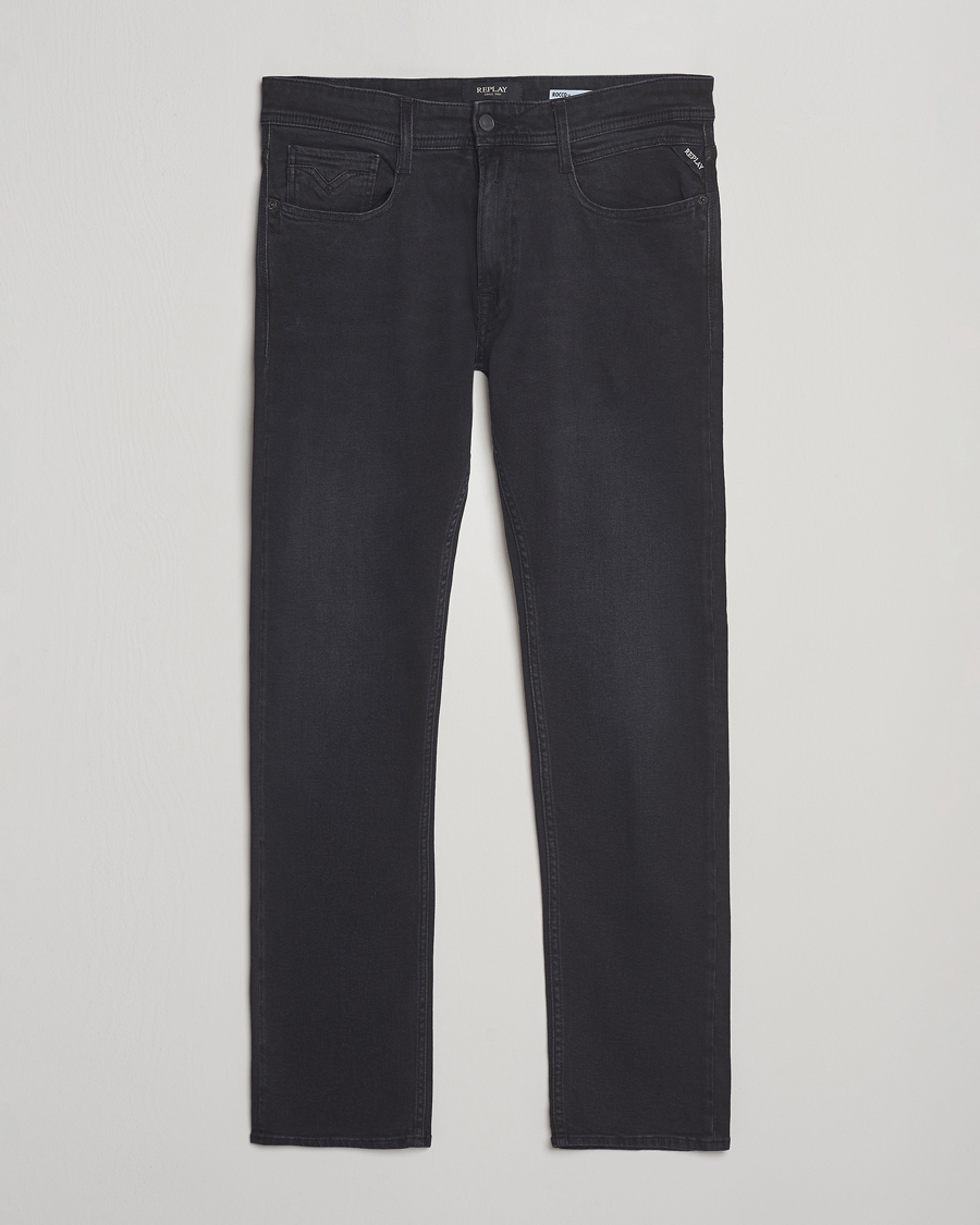 Herren | Jeans | Replay | Rocco Comfort Fit Stretch Jeans Black